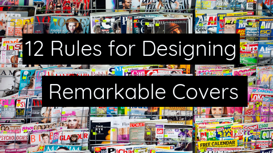 how to design a magazine cover