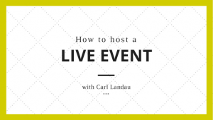 how-to-host-a-live-event